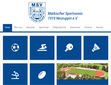 Tablet Screenshot of msv.neuruppin.de