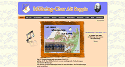 Desktop Screenshot of moehringchor.neuruppin.de